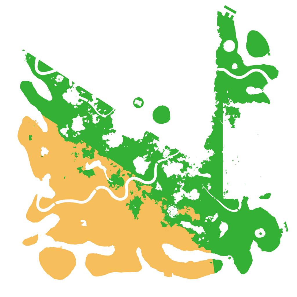 Biome Rust Map: Procedural Map, Size: 4500, Seed: 2013080325