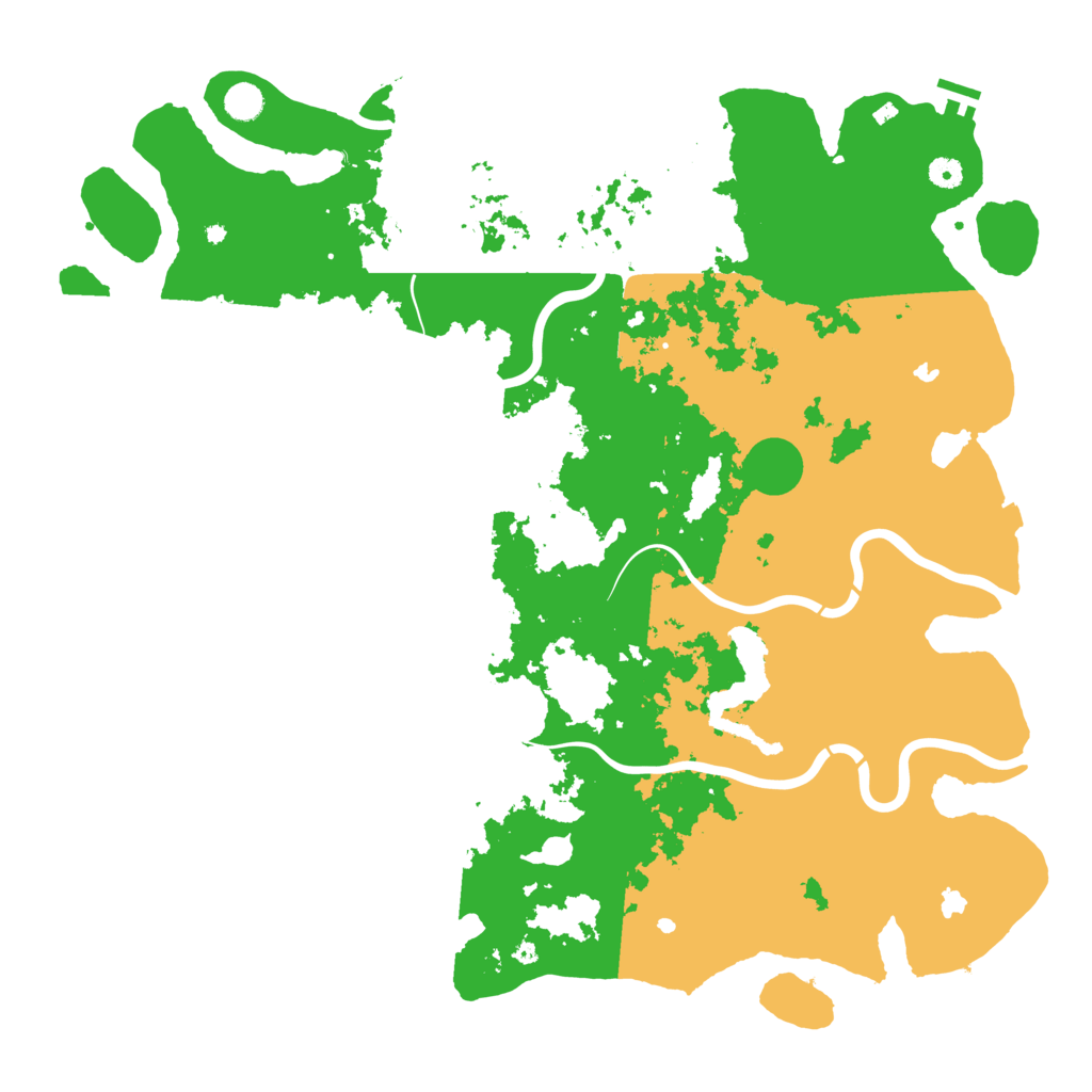 Biome Rust Map: Procedural Map, Size: 5000, Seed: 264323223