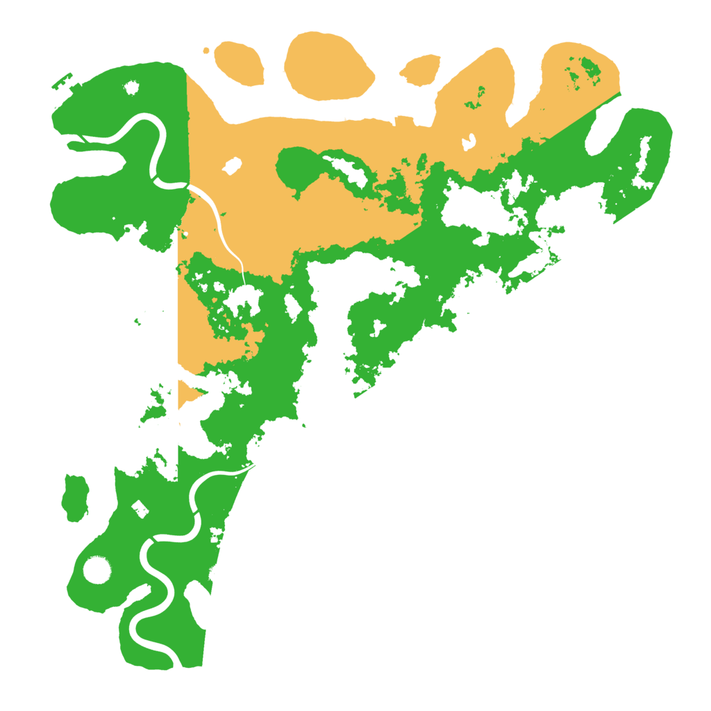 Biome Rust Map: Procedural Map, Size: 4500, Seed: 300003849