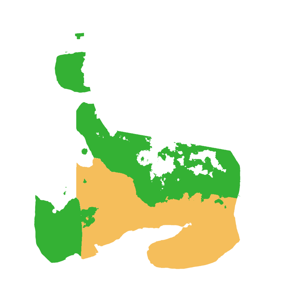 Biome Rust Map: Procedural Map, Size: 2000, Seed: 45450721