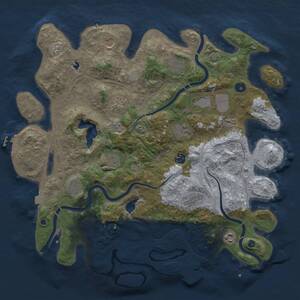 Thumbnail Rust Map: Procedural Map, Size: 4250, Seed: 1862995036, 17 Monuments