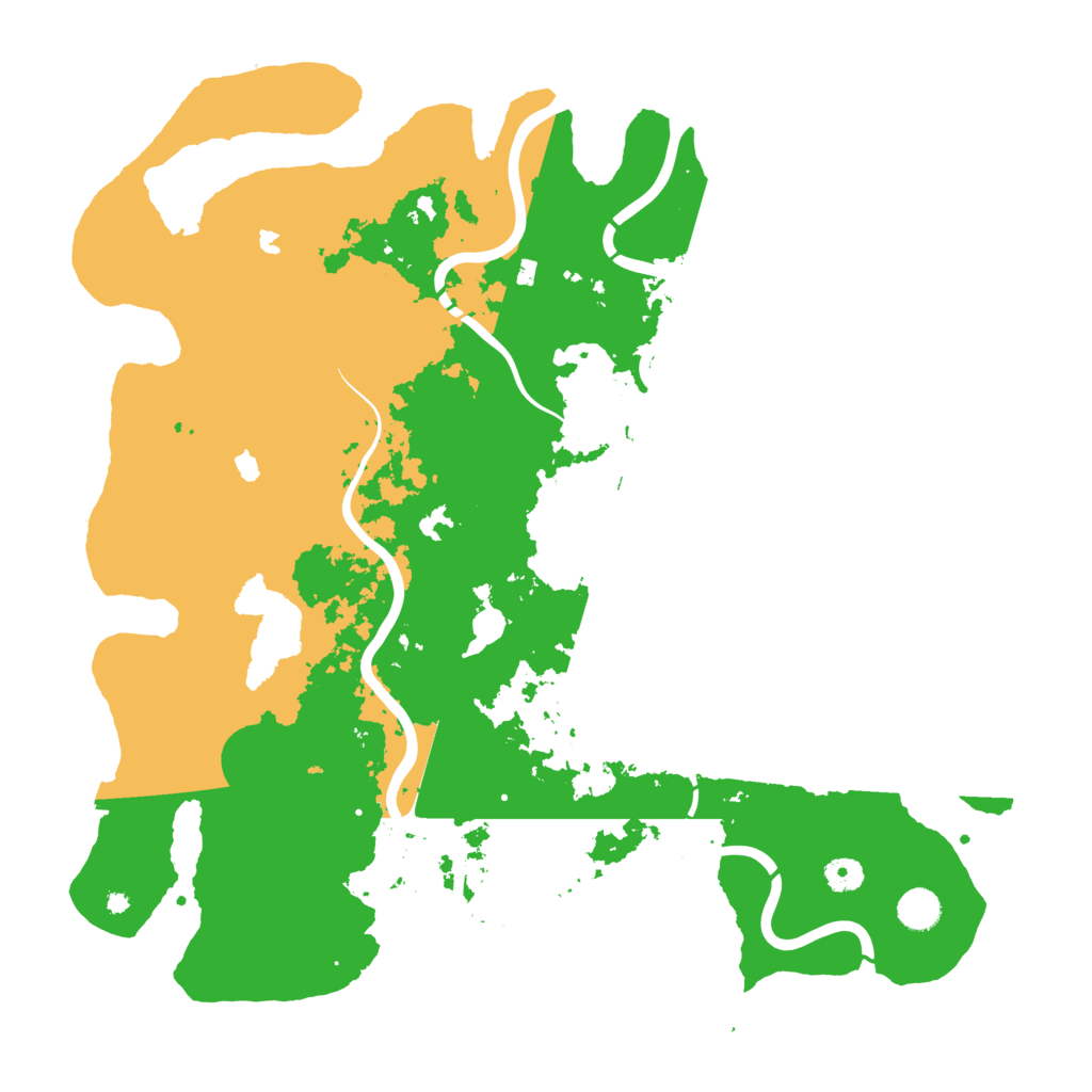 Biome Rust Map: Procedural Map, Size: 4500, Seed: 221019586
