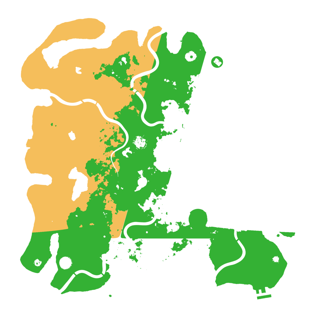 Biome Rust Map: Procedural Map, Size: 4500, Seed: 221019586