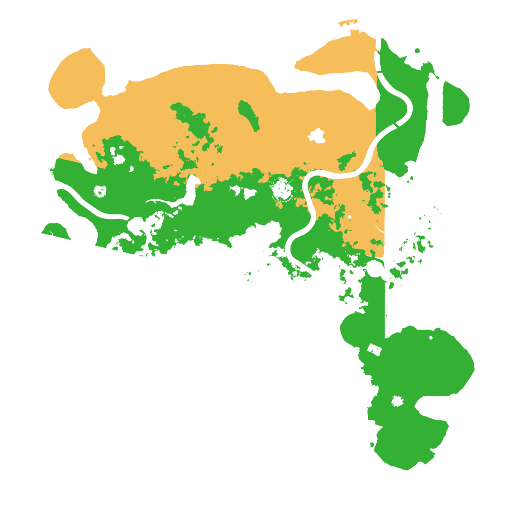 Biome Rust Map: Procedural Map, Size: 4096, Seed: 1739611158