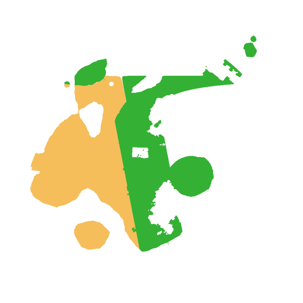 Biome Rust Map: Procedural Map, Size: 2000, Seed: 499218719