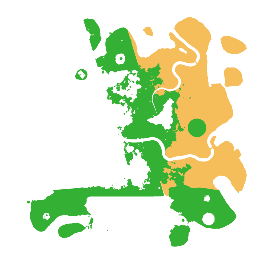 Biome Rust Map: Procedural Map, Size: 3750, Seed: 682554620