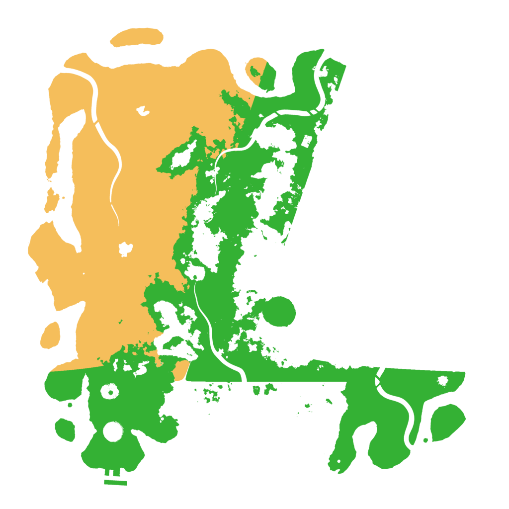 Biome Rust Map: Procedural Map, Size: 4500, Seed: 1516369612