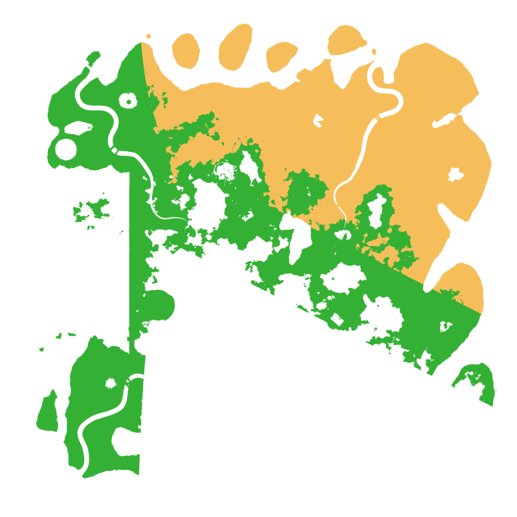 Biome Rust Map: Procedural Map, Size: 4500, Seed: 1557663158