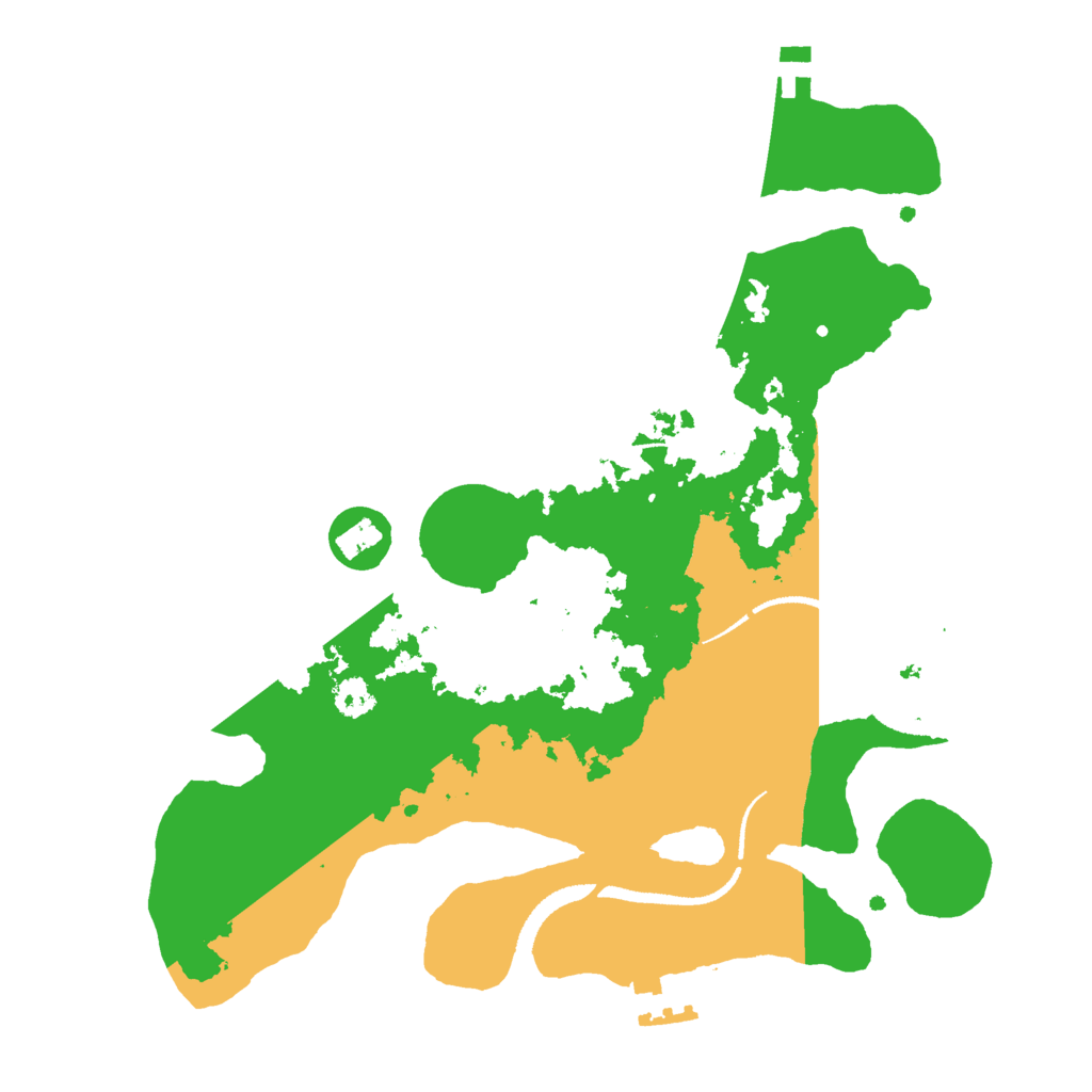 Biome Rust Map: Procedural Map, Size: 2800, Seed: 284117098