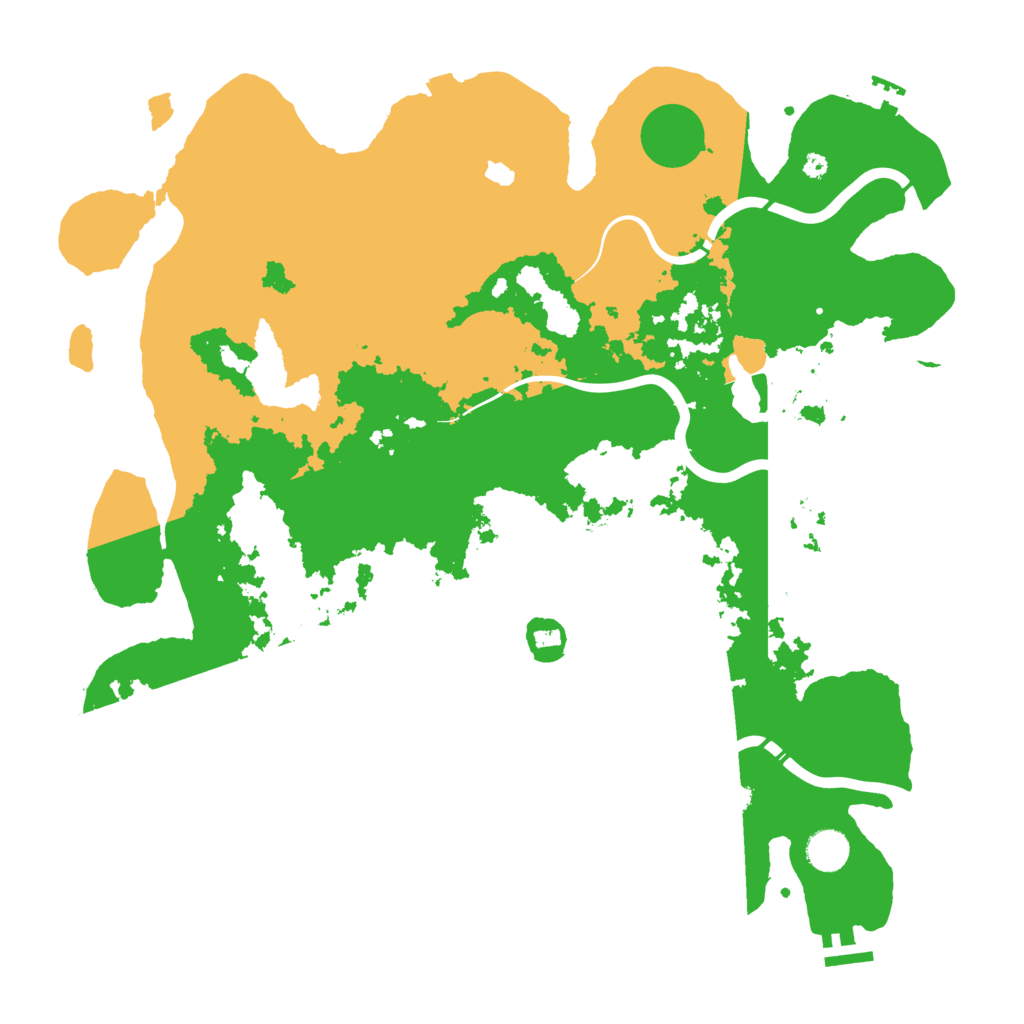 Biome Rust Map: Procedural Map, Size: 4250, Seed: 133224380