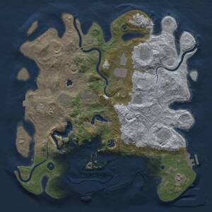 Thumbnail Rust Map: Procedural Map, Size: 4250, Seed: 1481089016, 16 Monuments