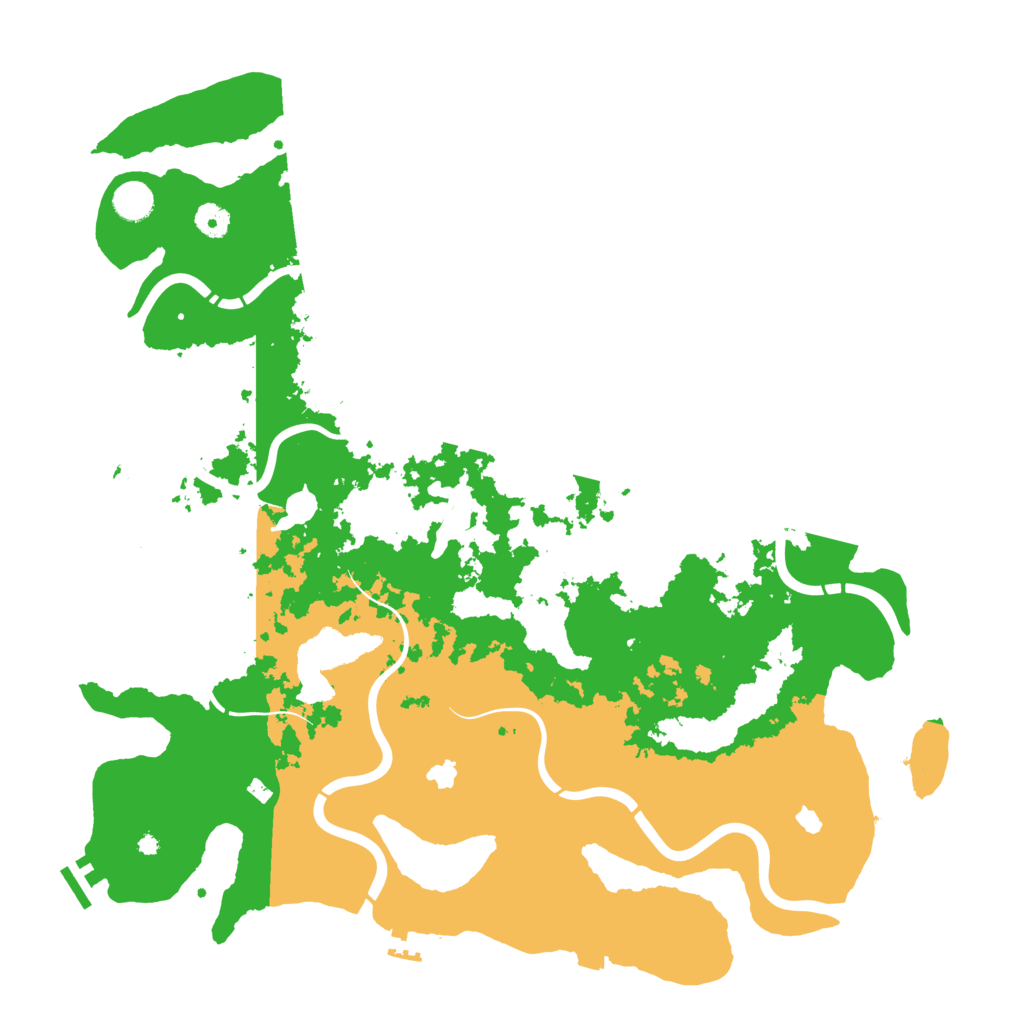 Biome Rust Map: Procedural Map, Size: 4500, Seed: 984099194