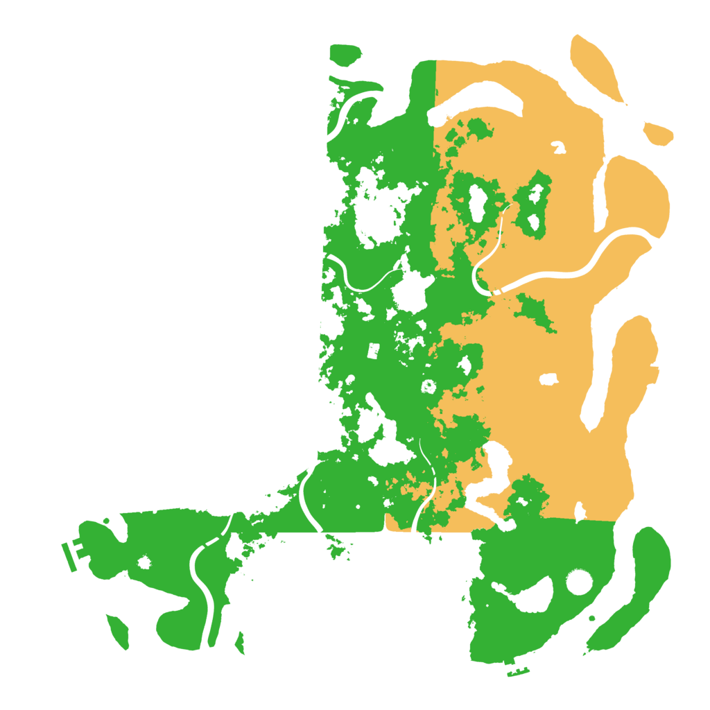 Biome Rust Map: Procedural Map, Size: 4800, Seed: 2048