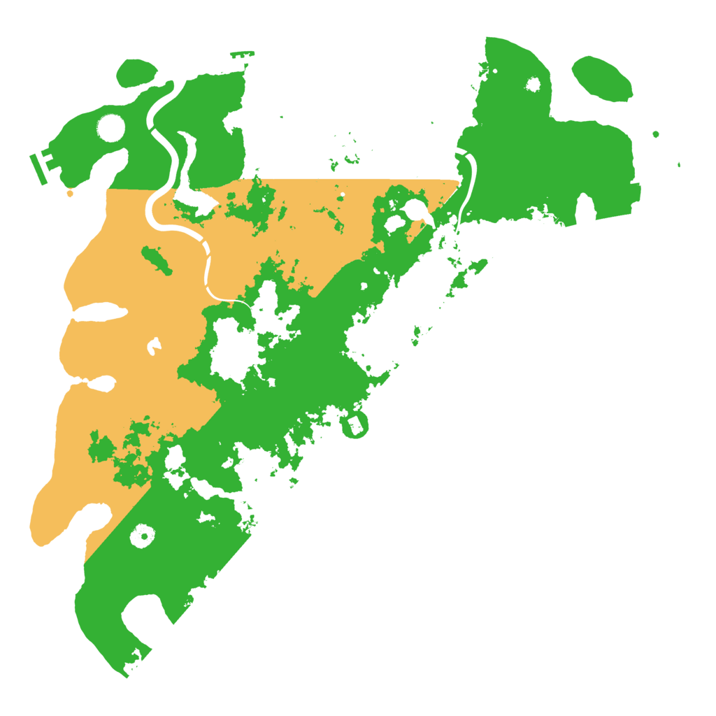 Biome Rust Map: Procedural Map, Size: 4500, Seed: 1103465787