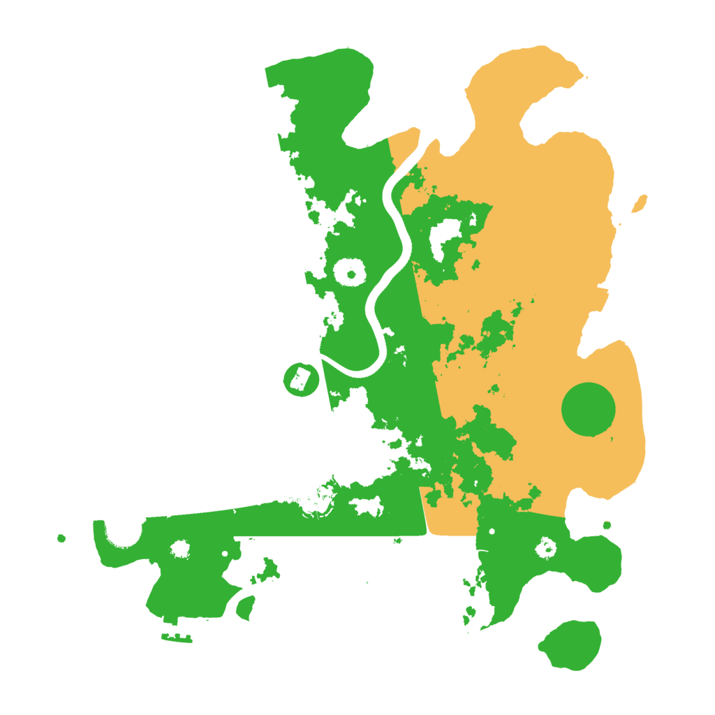Biome Rust Map: Procedural Map, Size: 3500, Seed: 1509387151