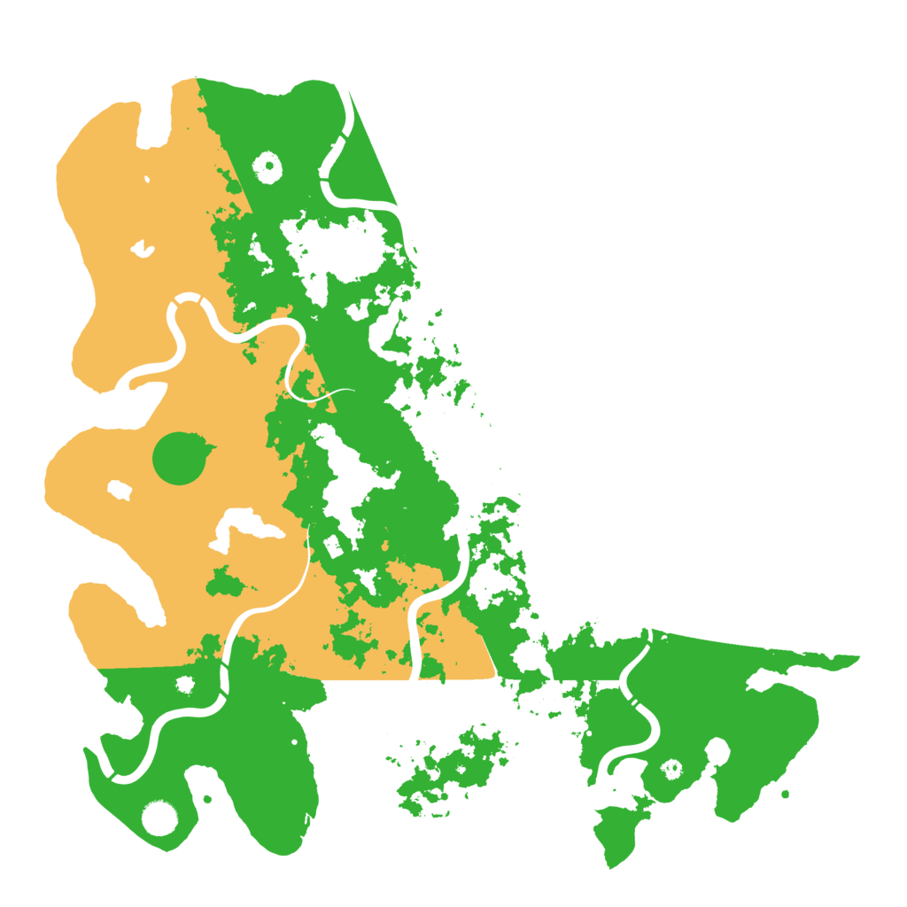 Biome Rust Map: Procedural Map, Size: 4500, Seed: 1790216927