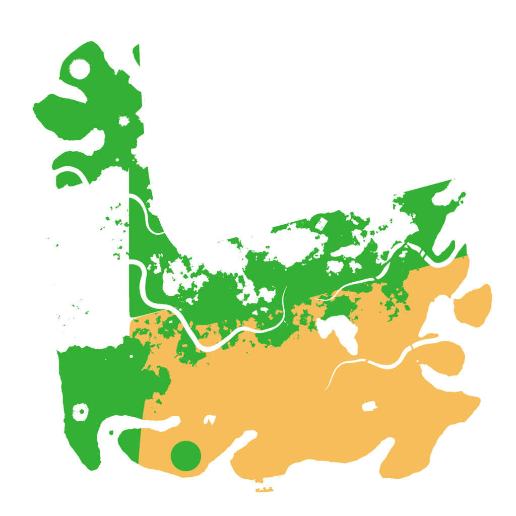 Biome Rust Map: Procedural Map, Size: 4500, Seed: 1689514833