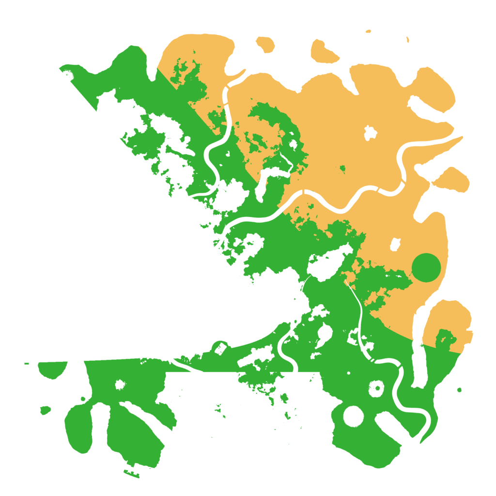 Biome Rust Map: Procedural Map, Size: 4500, Seed: 1797455794