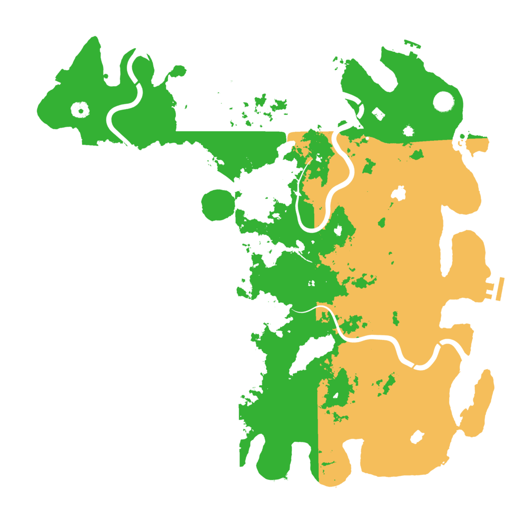 Biome Rust Map: Procedural Map, Size: 4500, Seed: 550754416