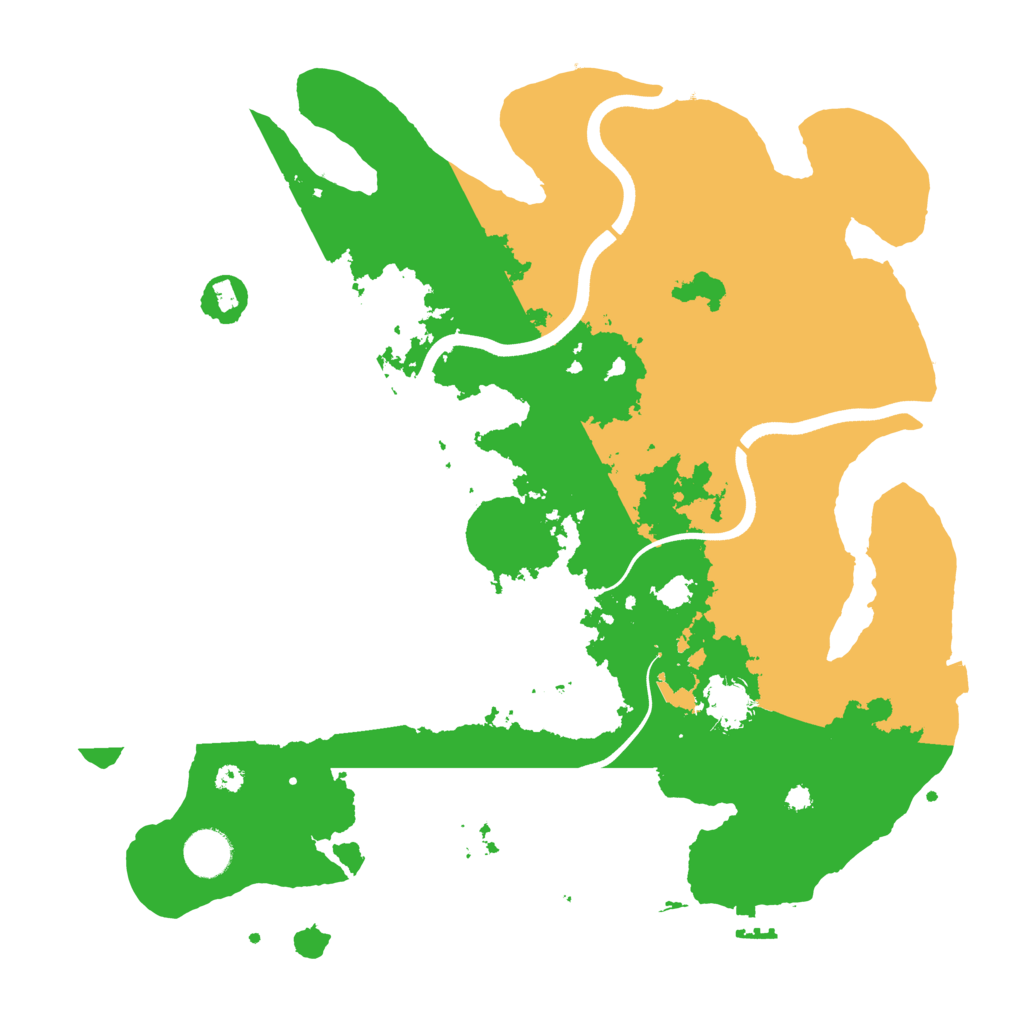 Biome Rust Map: Procedural Map, Size: 3750, Seed: 1006289688