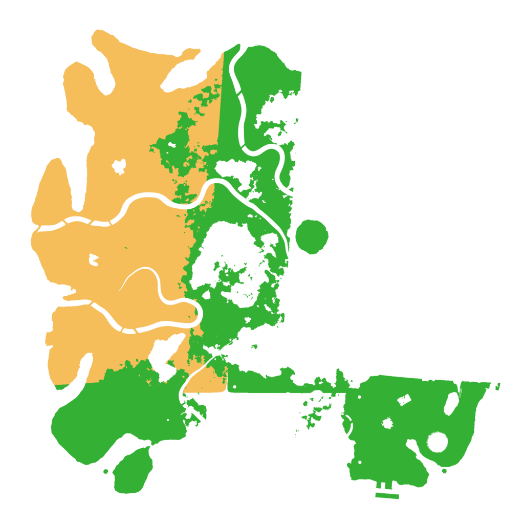 Biome Rust Map: Procedural Map, Size: 4500, Seed: 1118419229