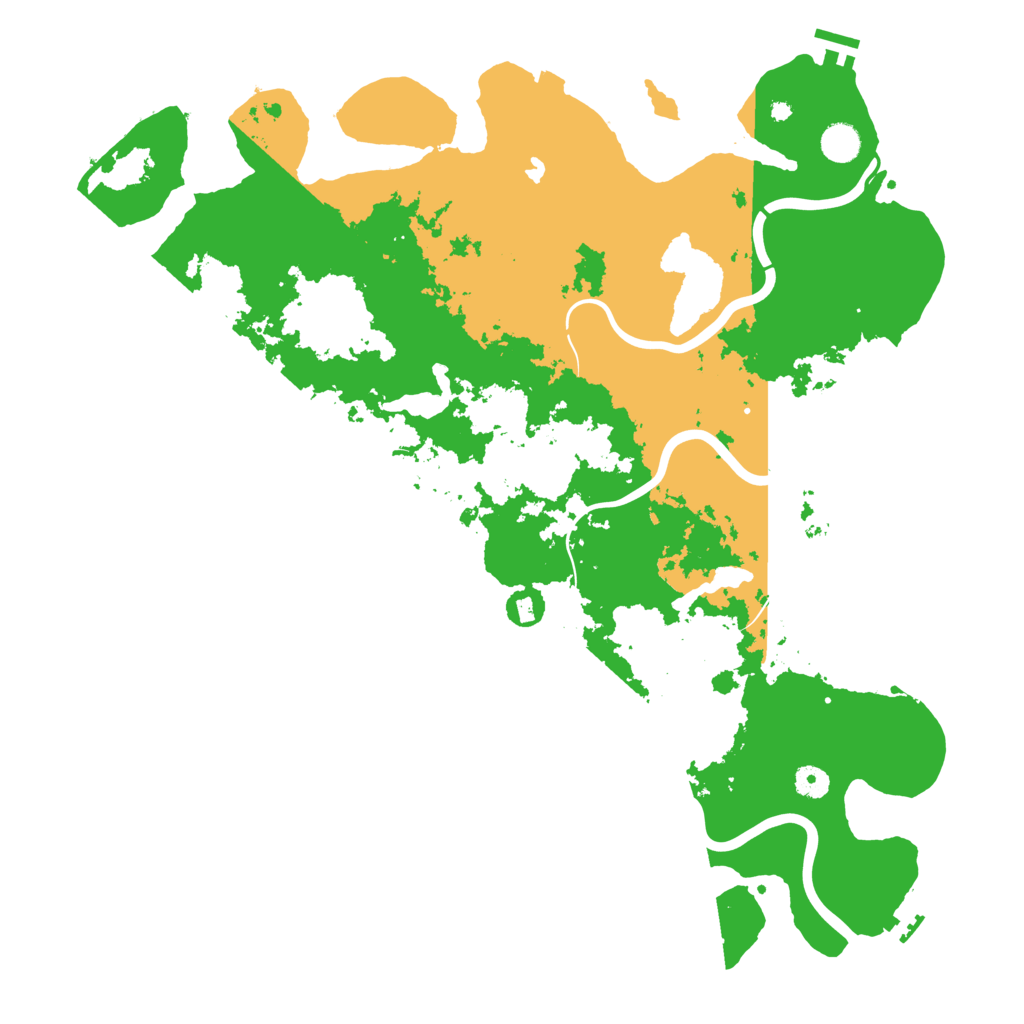 Biome Rust Map: Procedural Map, Size: 4575, Seed: 603046991