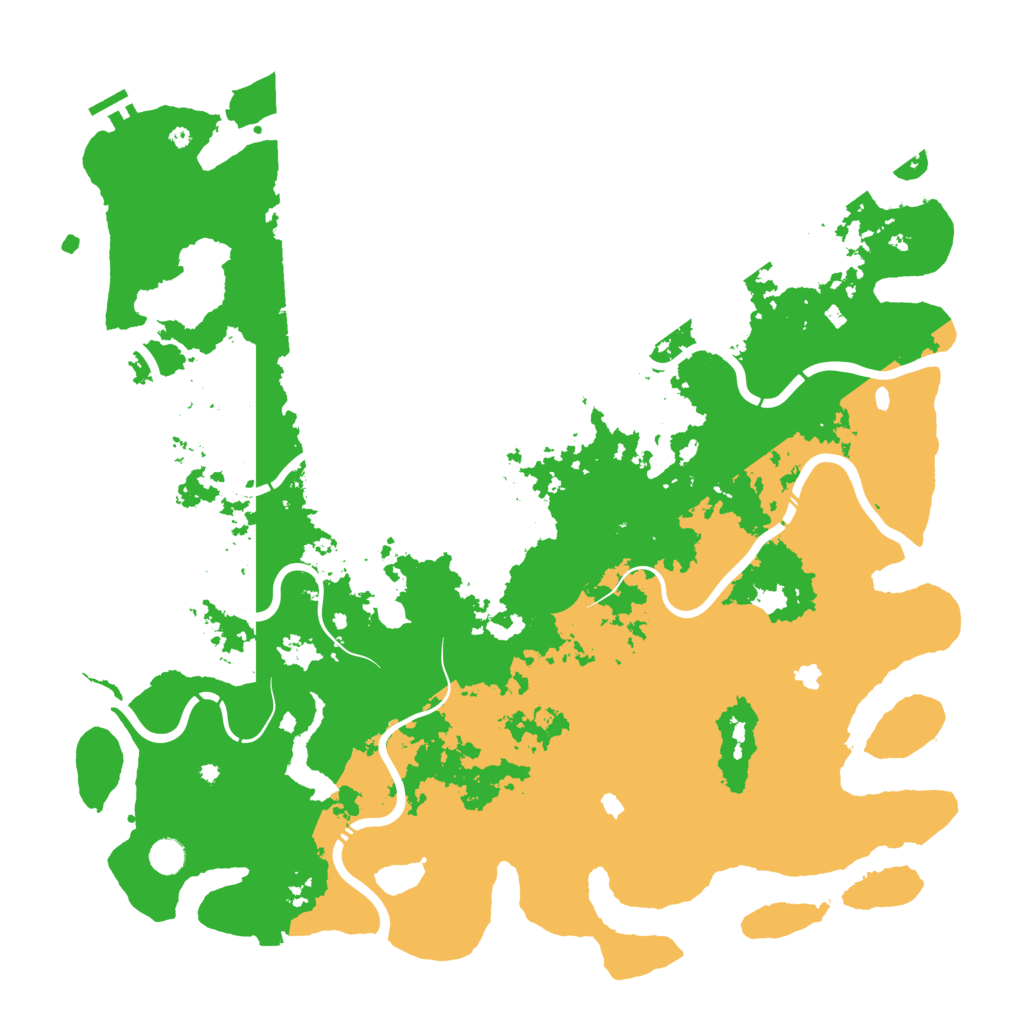 Biome Rust Map: Procedural Map, Size: 5000, Seed: 590917705