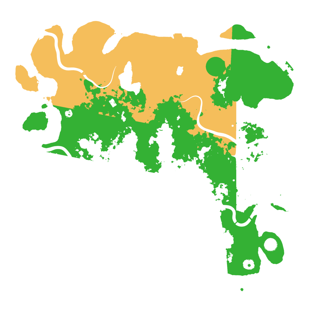 Biome Rust Map: Procedural Map, Size: 4300, Seed: 2141942368