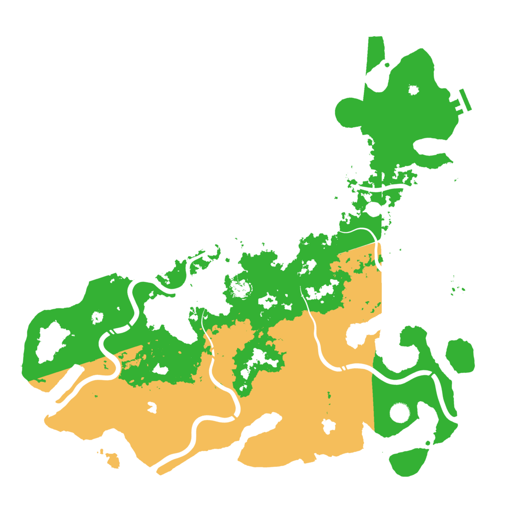 Biome Rust Map: Procedural Map, Size: 4500, Seed: 803845018