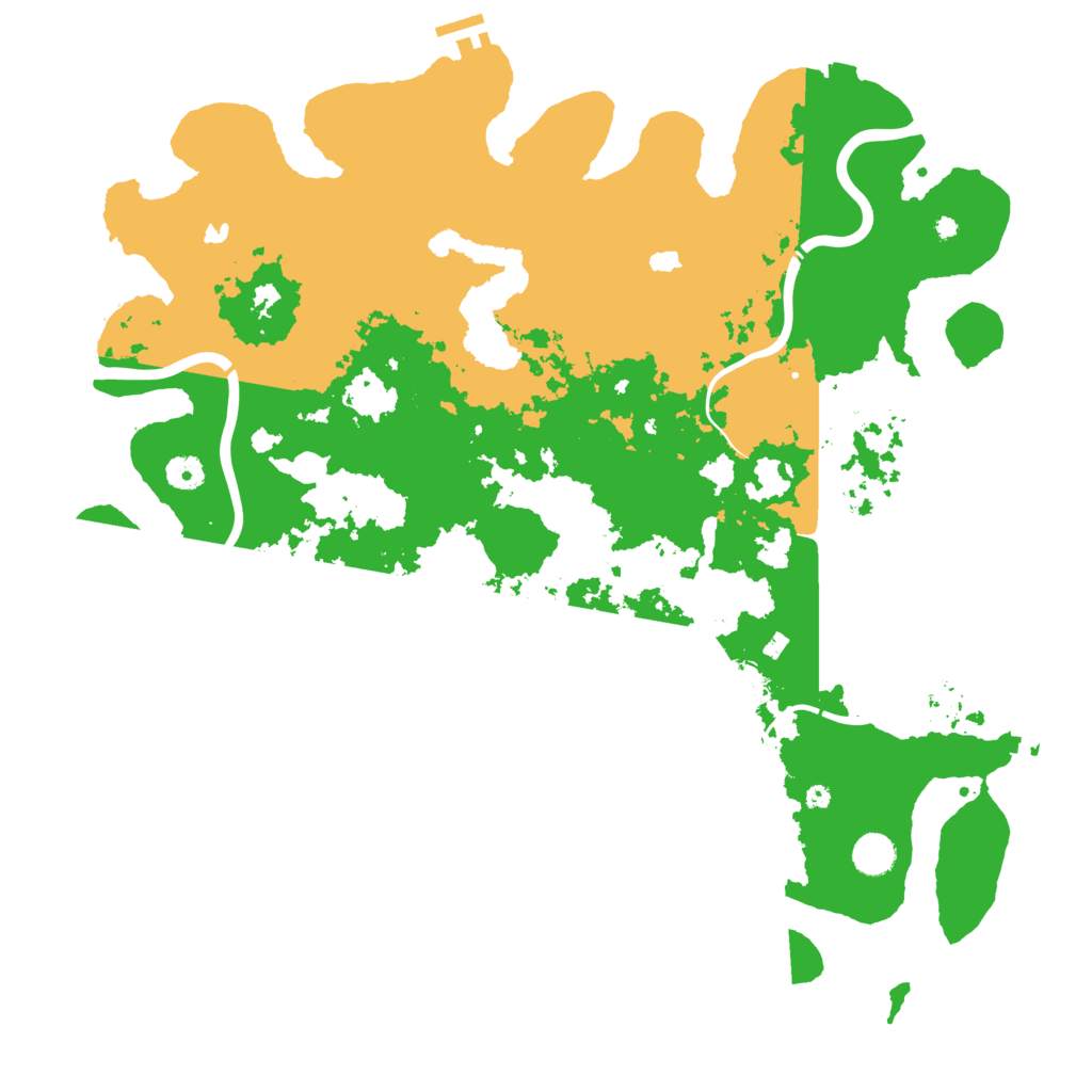 Biome Rust Map: Procedural Map, Size: 4500, Seed: 2139223122