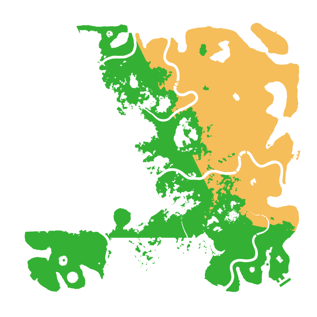 Biome Rust Map: Procedural Map, Size: 5000, Seed: 83544555