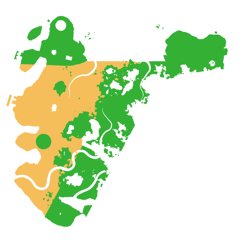 Biome Rust Map: Procedural Map, Size: 4200, Seed: 935467