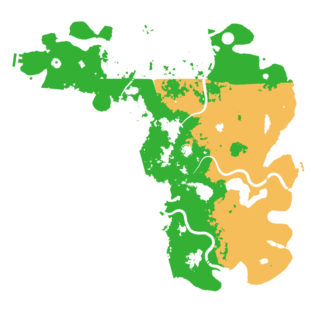 Biome Rust Map: Procedural Map, Size: 4800, Seed: 20250807