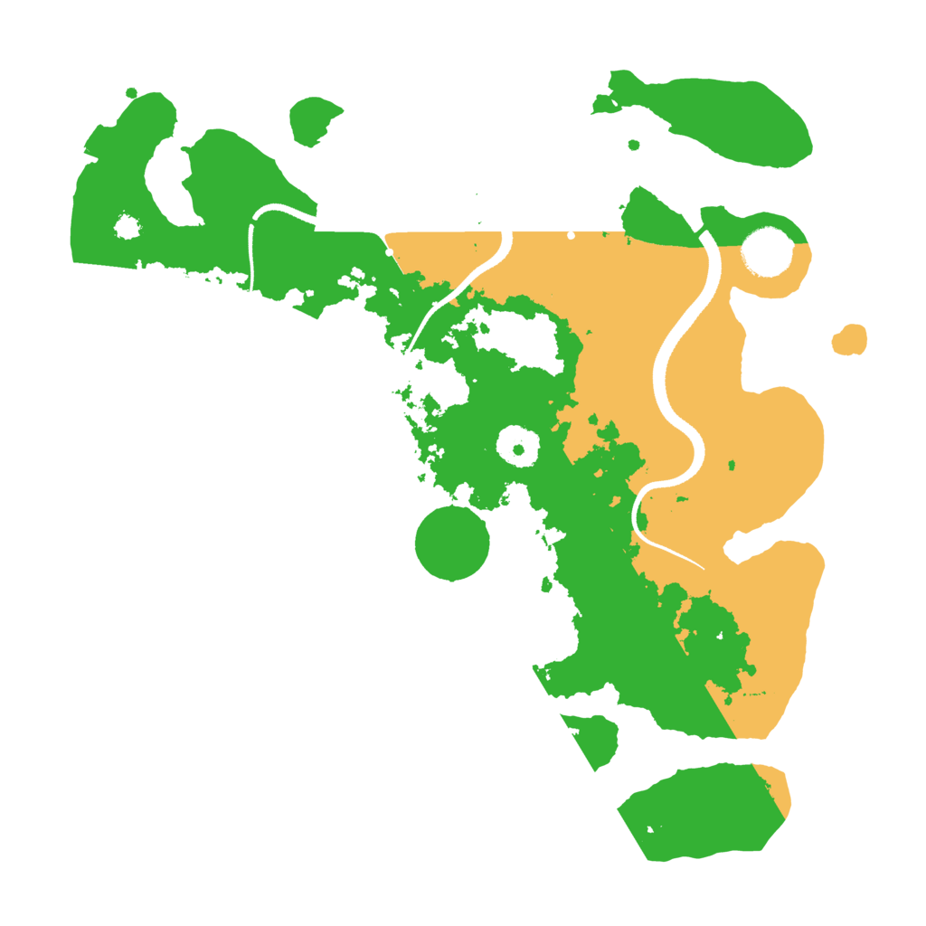 Biome Rust Map: Procedural Map, Size: 3300, Seed: 241571992