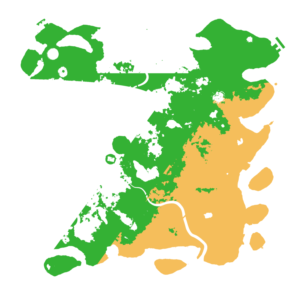 Biome Rust Map: Procedural Map, Size: 4500, Seed: 1778366322