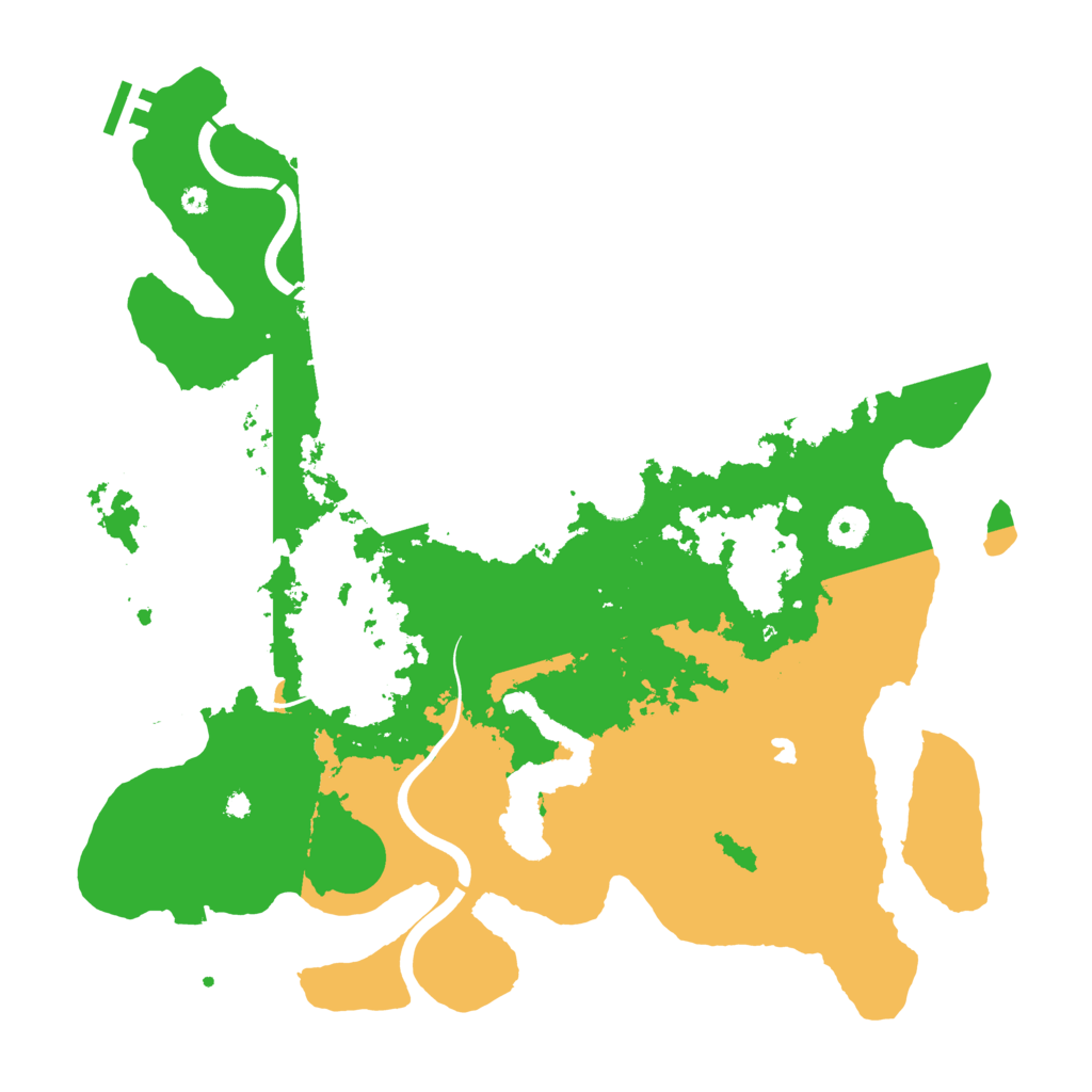 Biome Rust Map: Procedural Map, Size: 4000, Seed: 287860549