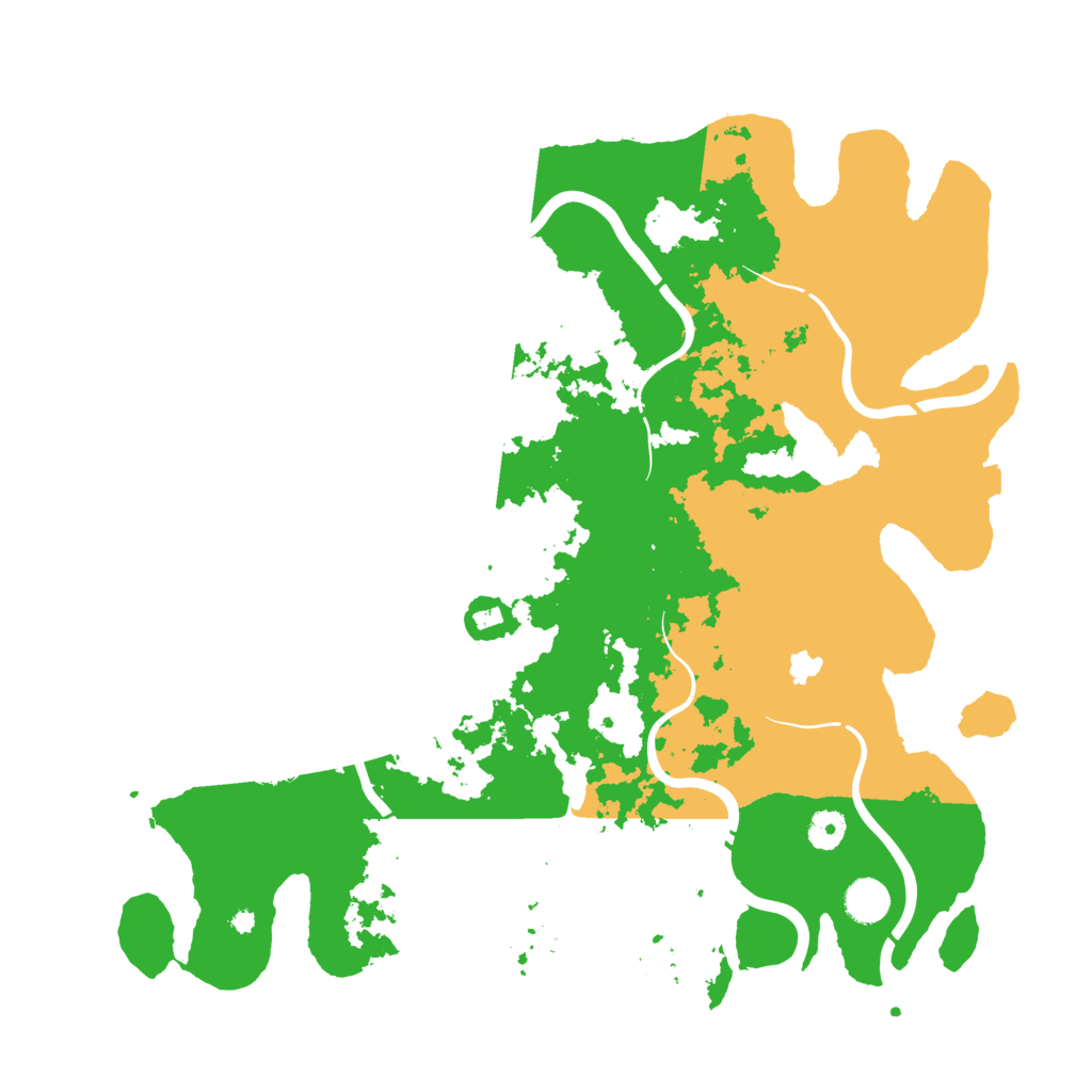 Biome Rust Map: Procedural Map, Size: 4250, Seed: 7364