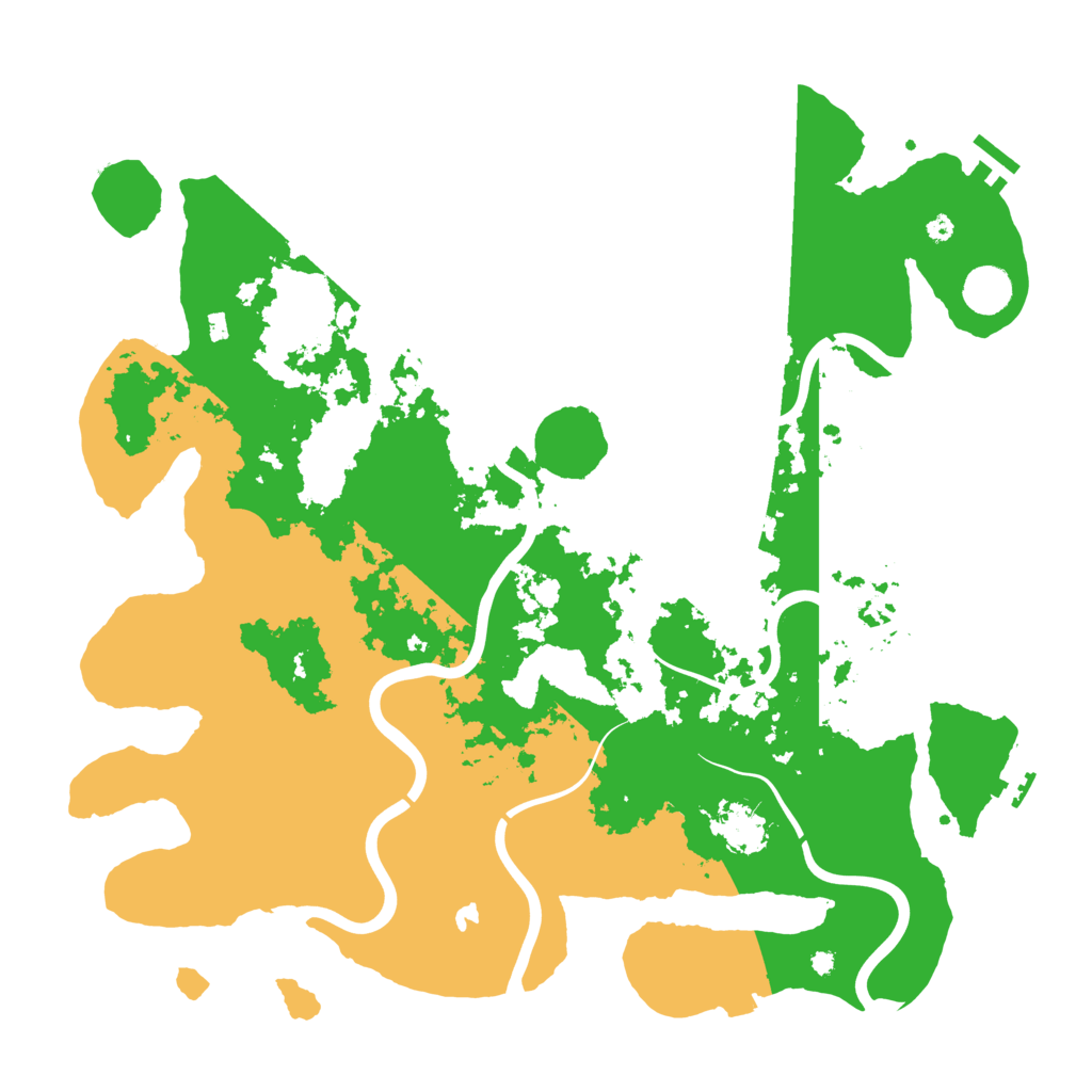 Biome Rust Map: Procedural Map, Size: 4200, Seed: 319072370