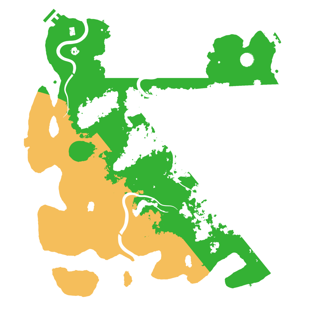 Biome Rust Map: Procedural Map, Size: 4000, Seed: 1749453385