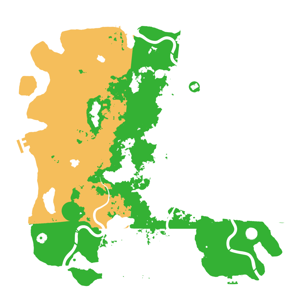 Biome Rust Map: Procedural Map, Size: 4500, Seed: 237504507