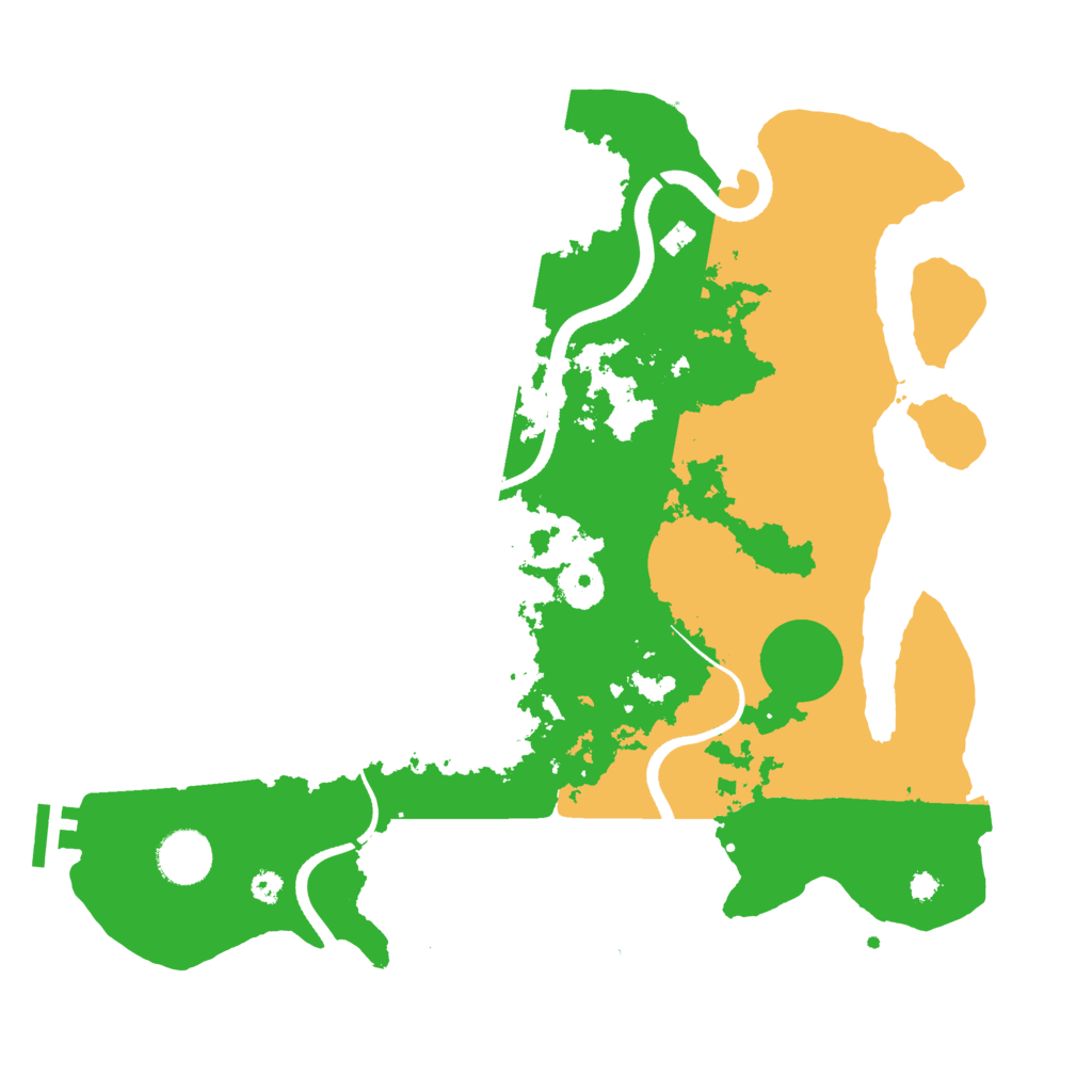 Biome Rust Map: Procedural Map, Size: 3500, Seed: 1524732714