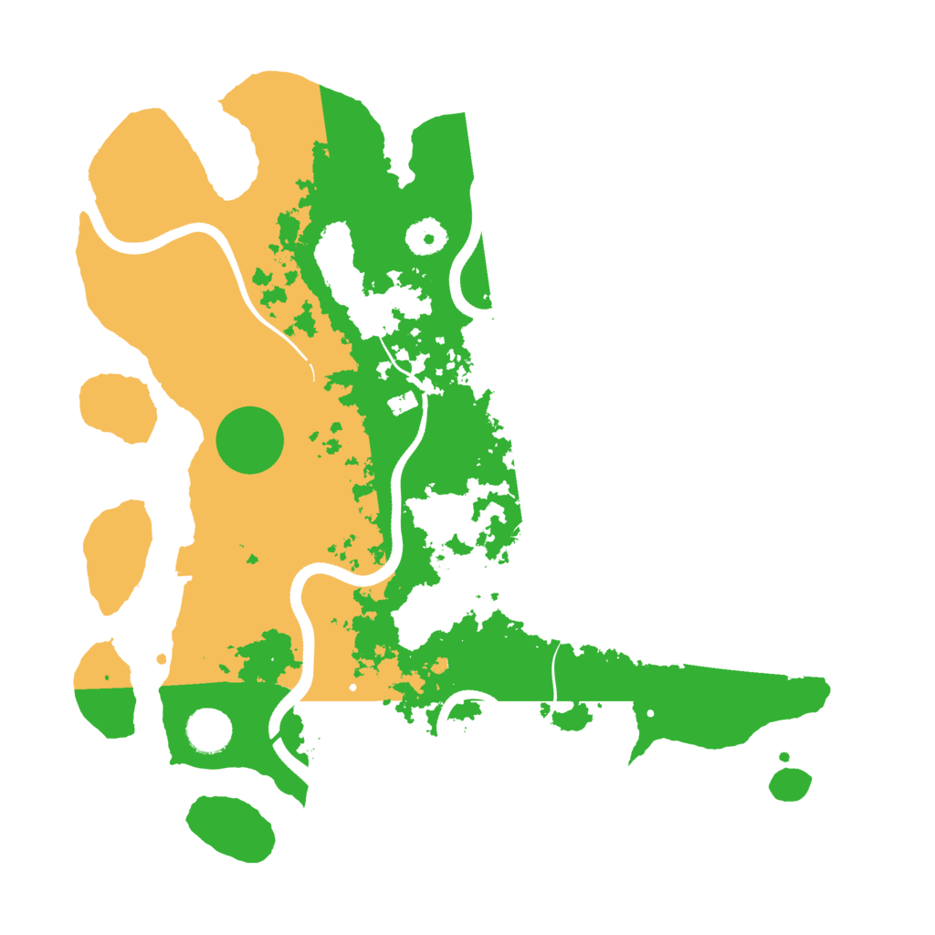 Biome Rust Map: Procedural Map, Size: 3650, Seed: 1053969473