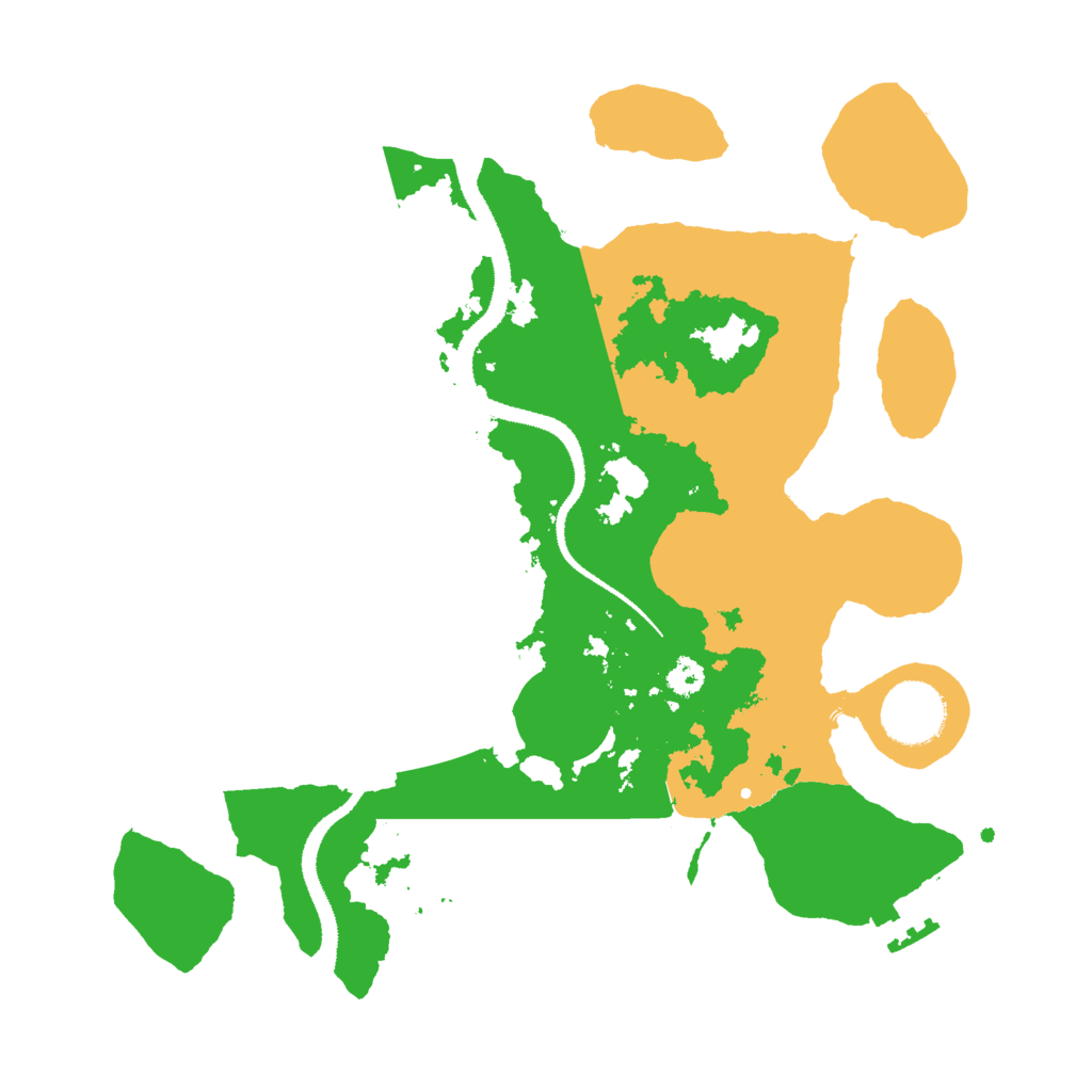 Biome Rust Map: Procedural Map, Size: 3000, Seed: 1257783274