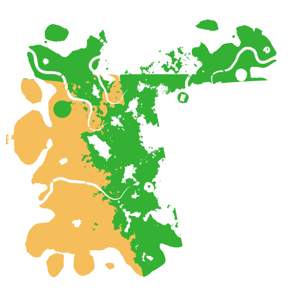 Biome Rust Map: Procedural Map, Size: 4500, Seed: 31571569