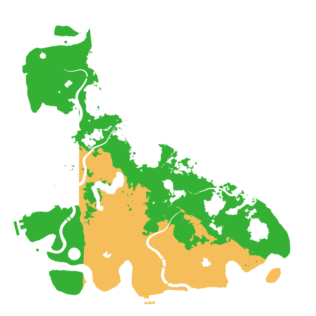Biome Rust Map: Procedural Map, Size: 4500, Seed: 797087628