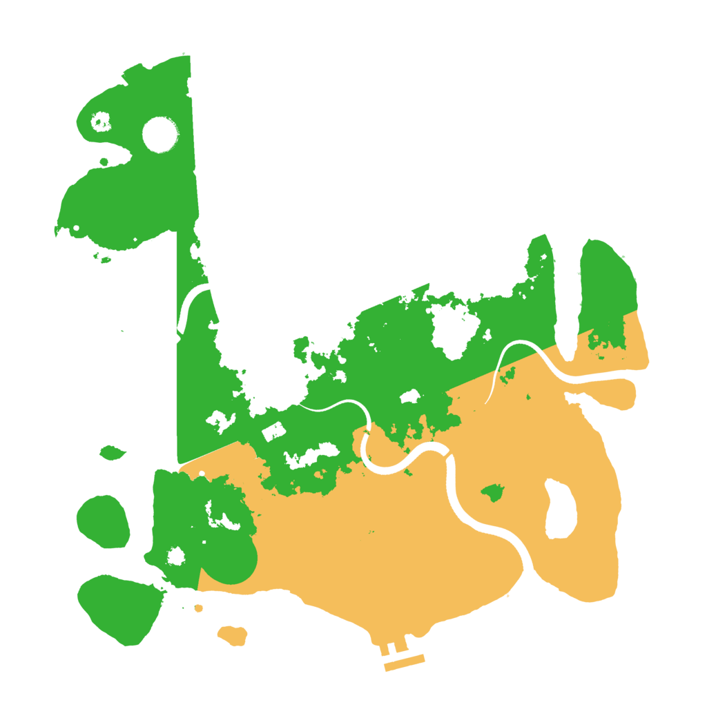 Biome Rust Map: Procedural Map, Size: 3500, Seed: 1162534532