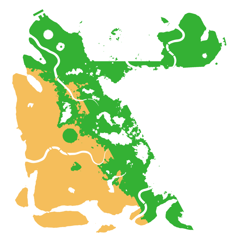 Biome Rust Map: Procedural Map, Size: 4500, Seed: 46747