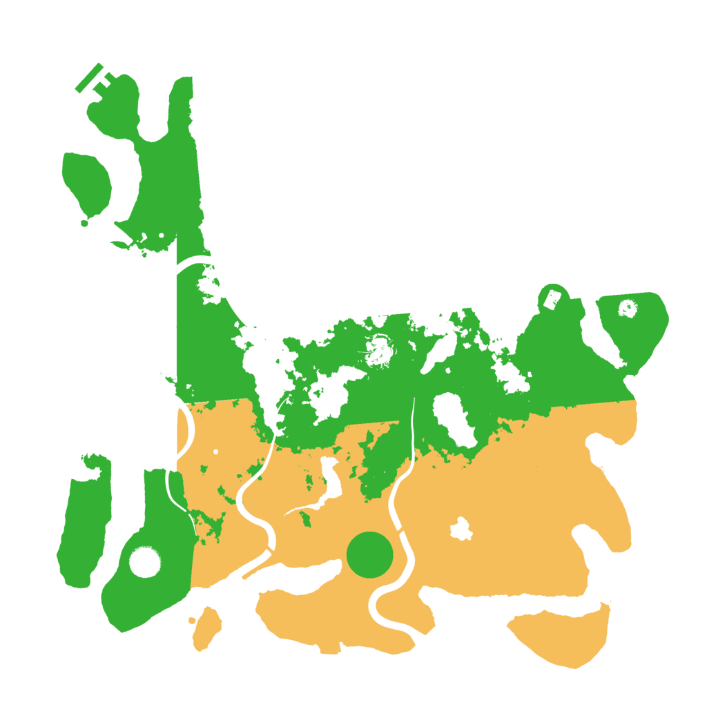 Biome Rust Map: Procedural Map, Size: 4000, Seed: 3299963