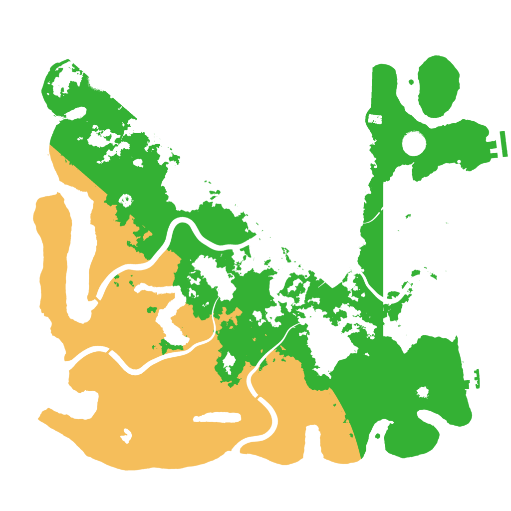 Biome Rust Map: Procedural Map, Size: 4001, Seed: 13485931