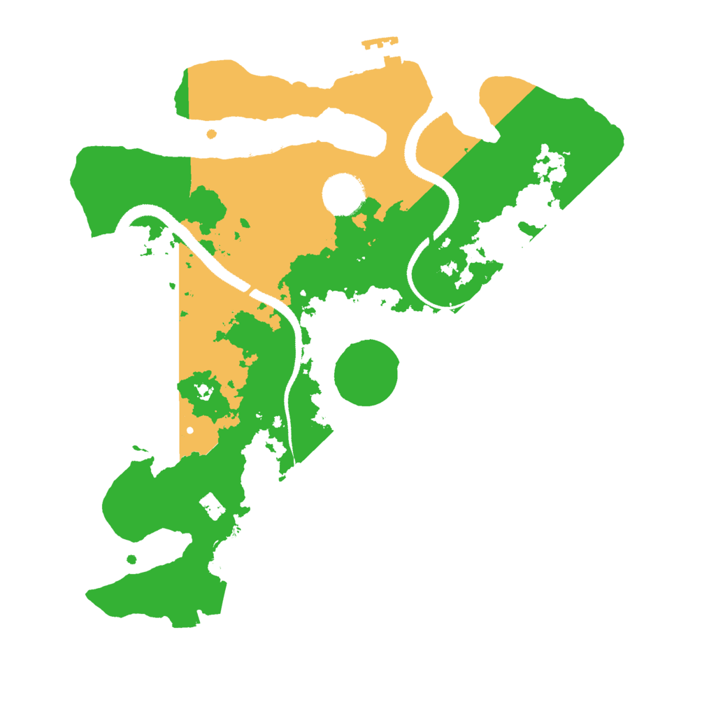 Biome Rust Map: Procedural Map, Size: 3000, Seed: 17650